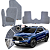 Tapete Capacho Fiat Toro 2016 a 2025 - 3 peças - Linha Premium - Imagem 1