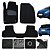 Tapete Automotivo Para Peugeot 208 2013 a 2020 Original Lanzi - Preto - Imagem 1