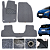 Tapete Automotivo Para Peugeot 208 2013 a 2020 Original Lanzi - Cinza - Imagem 1