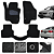 Jogo Tapete Para Jetta G6 2011 a 2017 capacho Preto - Imagem 1