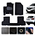 Tapete Automotivo Para Captur 2017 A 2024 Original Lanzi - Imagem 1