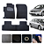 Tapete AutomotivoPara Honda Civic G9 2013 A 2016 Original Lanzi - Imagem 1