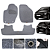 Tapete Para CITROËN C4 2004 A 2018 Original Lanzi Cinza - Imagem 1
