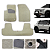 Tapete Para CITROËN C4 2004 A 2018 Original Lanzi Bege - Imagem 1