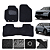 Tapete Para Toyota Etios sedan 2010 a 2021 Original Lanzi Preto - Imagem 1
