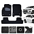 Tapete Para Chevrolet Cruze 2011 a 2016 Original Lanzi Preto - Imagem 1