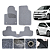 Tapete Para Volkswagen UP 2014 a 2021 Original Lanzi Cinza - Imagem 1