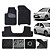 Tapete automotivo para Citroën C3 2002 A 2012 Original Lanzi Preto - Imagem 1