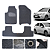 Tapete automotivo para Citroën C3 2002 A 2012 Original Lanzi Grafiti - Imagem 1