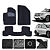 Tapete automotivo para Duster 2016 A 2026 Original Lanzi Preto - Imagem 1