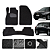 Tapete automotivo para Onix 2024 a 2026 Original Lanzi Preto - Imagem 1