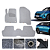 Tapete automotivo para 3008 2012 a 2026 Original Lanzi Cinza - Imagem 1
