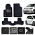 Tapete Para Volkswagen UP 2014 a 2021 Original Lanzi Preto - Imagem 1