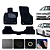 Tapete Automotivo Volkswagen Golf 2012 a 2020 Original Lanzi - Imagem 1