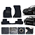 Tapete Automotivo Para Audi A4 2009 A 2016 Original Lanzi Grafite - Imagem 1