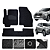 Tapete automotivo Para Caoa tiggo 5 capacho Preto - Imagem 1