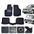 Tapete automotivo Para Volkswagen Golf 2002 a 2011 capacho Grafite - Imagem 1