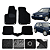 Tapete automotivo Para Volkswagen Golf 2002 a 2011 capacho Preto - Imagem 1