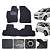 Tapete automotivo Para Fiat IDEA 2006 a 2011 capacho Grafite - Imagem 1