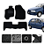 Tapete automotivo Para palio 1996 a 2011 capacho Preto - Imagem 1