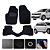 Tapete Carpete automotivo Volkswagen Polo 2003 a 2015 Original Lanzi - Imagem 1