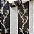 Papel de Parede Vinílico Arabesco Luxo Importado Lavavél Preto com prata e detalhes em dourado  - Rolo de 10 metros SPX46 - Imagem 2