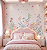 Papel de Parede Personalizado Infantil Aquarela Floral Colorido Jardim - Imagem 1