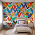 Papel de Parede Personalizado Quarto Infantil e Juvenil Corações Coloridos - Imagem 1