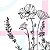 Papel de Parede Personalizado Lavanda e Papoula - Imagem 2