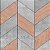 Papel de Parede Personalizado Chevron Concreto Wood - Imagem 2