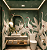 Papel de Parede Personalizado Cisne Verde Sob Medida – Elegância para Lavabo, Sala e Hall de Entrada - Imagem 1
