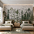 Papel de Parede Personalizado Quarto Infantil Floresta Aquarela - Imagem 1
