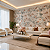 Papel de Parede Personalizado Flora Shiny Gold - Imagem 1