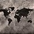 Papel de Parede Personalizado Mapa Estonado Marrom - Imagem 2