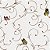 Papel de Parede Infantil Personalizado Non Woven Borboletas Arabesco - Imagem 2
