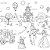 Papel de Parede Infantil Personalizado Non Woven Colorir Mundo Encantado - Imagem 2