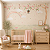 Papel de Parede Personalizado Quarto Infantil Casa do Passarinho e Arco Íris - Imagem 1