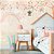 Papel de Parede Infantil Personalizado Casa do Passarinho e Arco Íris - Imagem 1