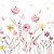 Papel de Parede Personalizado Flower Sob Medida Flor Quarto - Sala - Imagem 2