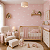 Papel de Parede Personalizado Nuvem Rosa Infantil - Imagem 1