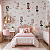 Papel de Parede Personalizado Quarto Infantil Personalizado Girls and Dogs - Imagem 1