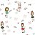 Papel de Parede Infantil Personalizado Girls and dogs - Imagem 2