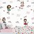 Papel de Parede Infantil Personalizado Girls and dogs - Imagem 1