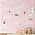 Papel de Parede Infantil Personalizado Sob Medida Non Woven Balão Rosa - Imagem 1