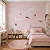 Papel de Parede Infantil Personalizado Sob Medida Non Woven Balão Rosa - Imagem 1