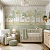 Papel de Parede Personalizado Quarto Infantil Floresta Verde Aquarela - Imagem 1