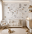 Papel de Parede Personalizado Infantil Mapa Mundi Cinza - Imagem 1