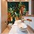 Papel de Parede Personalizado para Lavabo Folhas de Bananeiras 100% Lavável - Feito Sob medida - Imagem 1