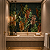 Papel de Parede Personalizado para Lavabo Folhas de Bananeiras Collors 100% Lavável - Feito Sob medida - Imagem 1