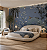 Papel de Parede Personalizado Jardim Oriental Azul Non Woven - Imagem 1